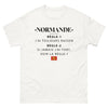 T-shirt Normand blanc - Règle 1 : J'ai toujours raison