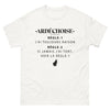 T-shirt Ardèche blanc - Toujours Raison, fierté locale