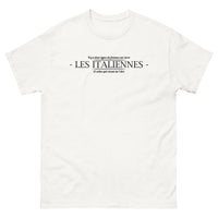 Thumbnail for T-shirt Italie blanc - Il y a deux types de femmes sur terre