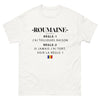 T-shirt Roumaine blanc - J'ai Toujours Raison