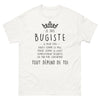 T-shirt Bugiste blanc - Douce et complètement déjantée