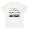 T-shirt Pyrénées blanc - Je n'ai pas besoin de thérapie