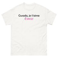 Thumbnail for T-shirt Guadeloupe blanc - Je t'aime d'amour