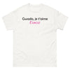 T-shirt Guadeloupe blanc - Je t'aime d'amour