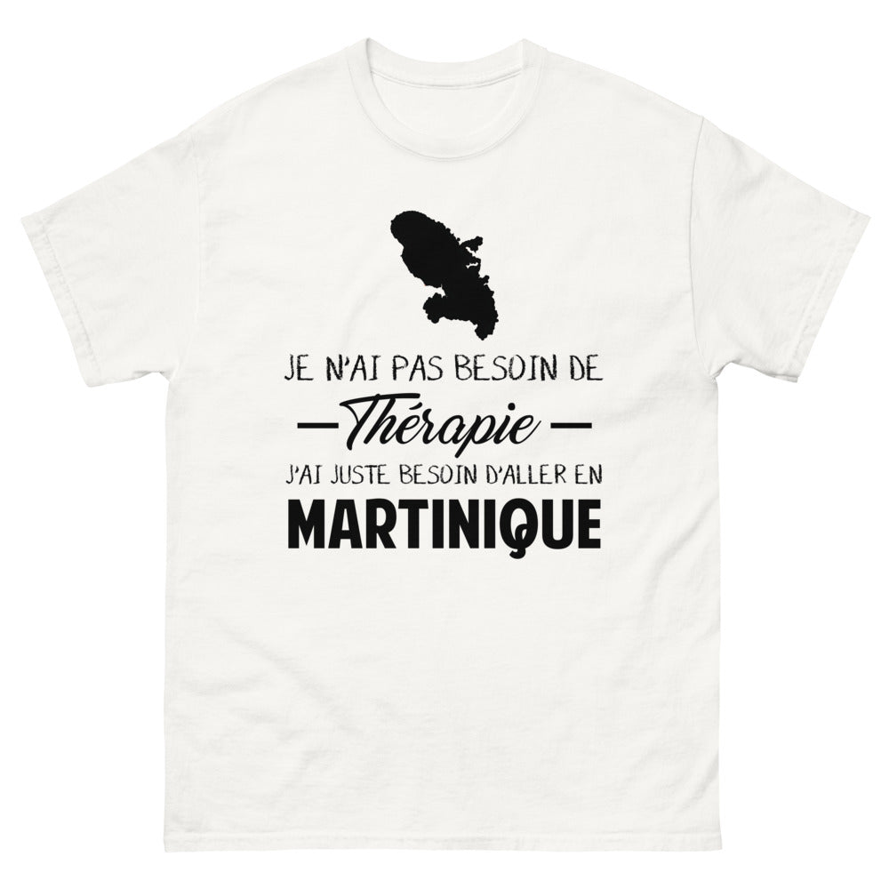 T-shirt Martinique blanc - Pas besoin de thérapie