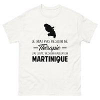 Thumbnail for T-shirt Martinique blanc - Pas besoin de thérapie