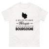 T-shirt Bourgogne blanc - Je n'ai pas besoin de thérapie