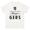 T-shirt Gers blanc - Thérapie ou Voyage ?