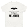 T-shirt Colombie blanc - Je n'ai pas besoin de thérapie