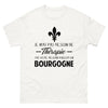 T-shirt Bourgogne blanc - Thérapie inutile