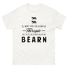T-shirt Béarnais blanc - Votre cœur bat au rythme du Béarn