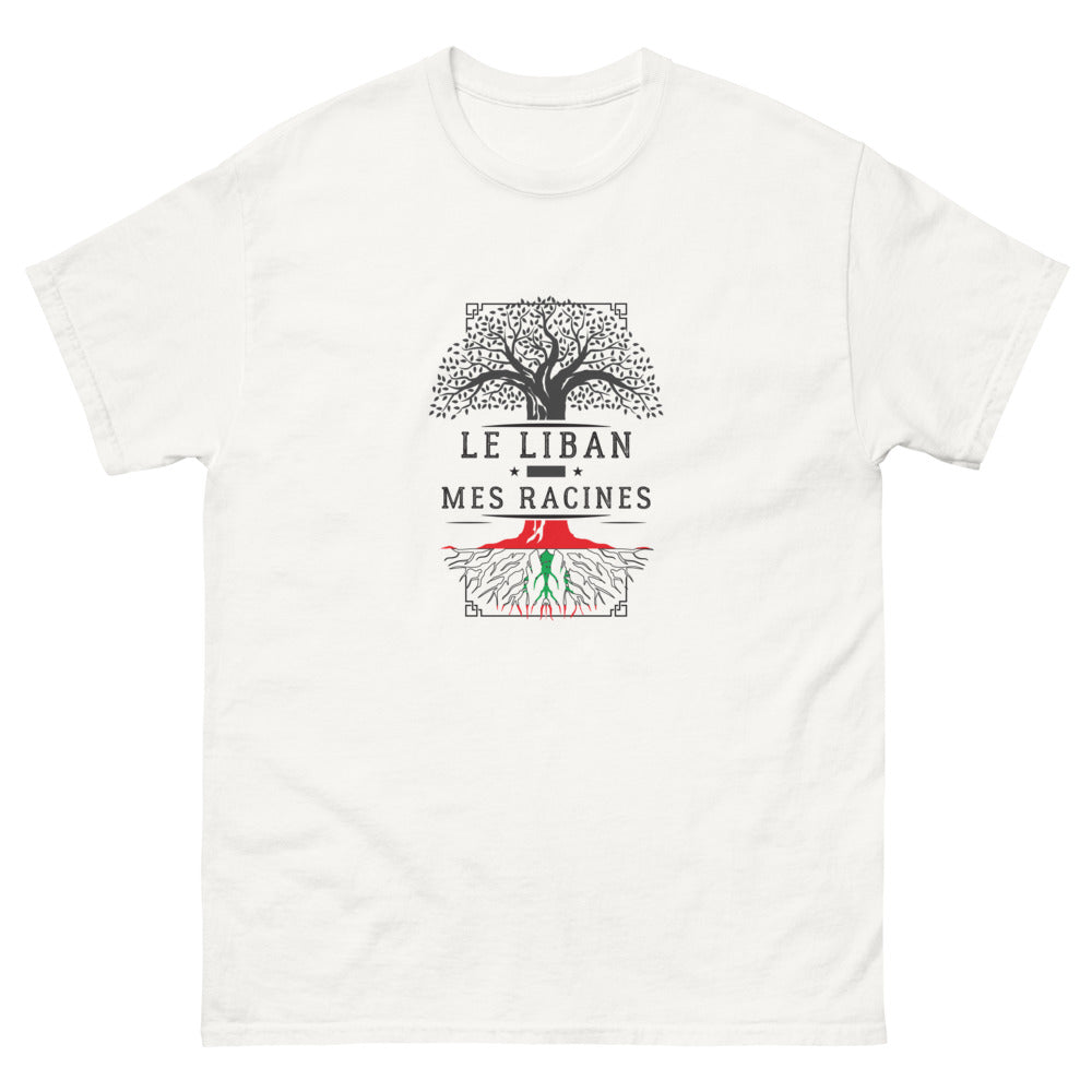 T-shirt Liban blanc - Le Liban, mes racines
