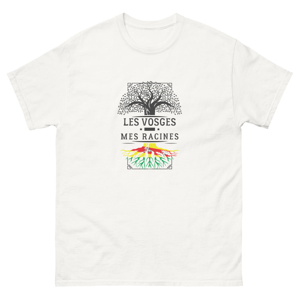 T-shirt Vosgien blanc - Mes Racines, fierté des montagnes