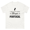 T-shirt Portugal blanc - Pas besoin de thérapie, juste du fun