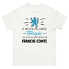 T-shirt Franche-Comté blanc - Pas besoin de thérapie