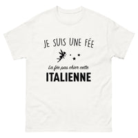 Thumbnail for T-shirt Italie blanc - Je suis une fée, la fée pas chier