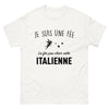 T-shirt Italie blanc - Je suis une fée, la fée pas chier