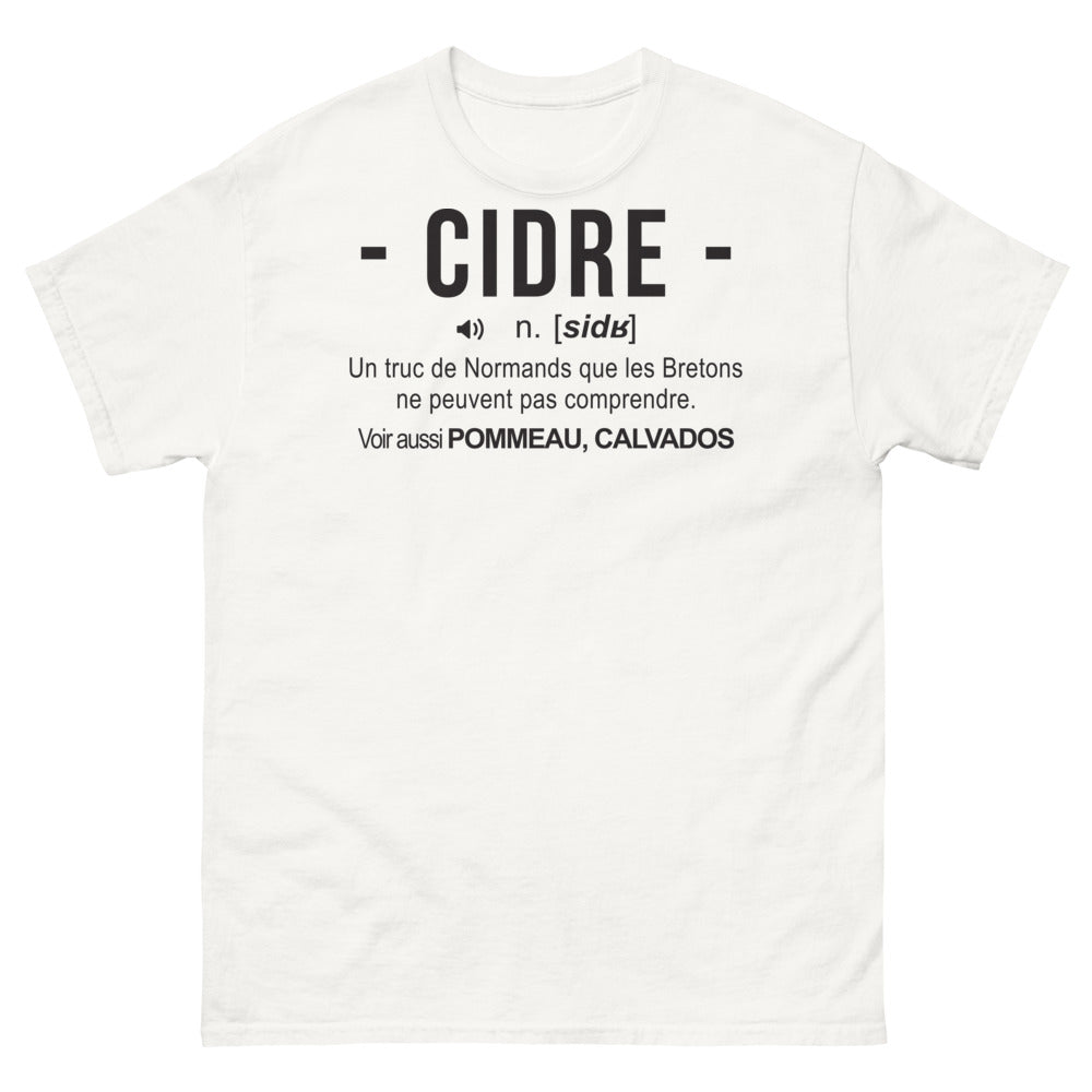 T-shirt Normand blanc - Un truc de Normands que les Bretons ne comprennent pas