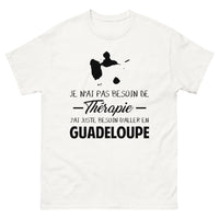 Thumbnail for T-shirt Guadeloupe blanc - Pas besoin de thérapie