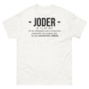 T-shirt Espagne blanc - Joder, humour piquant