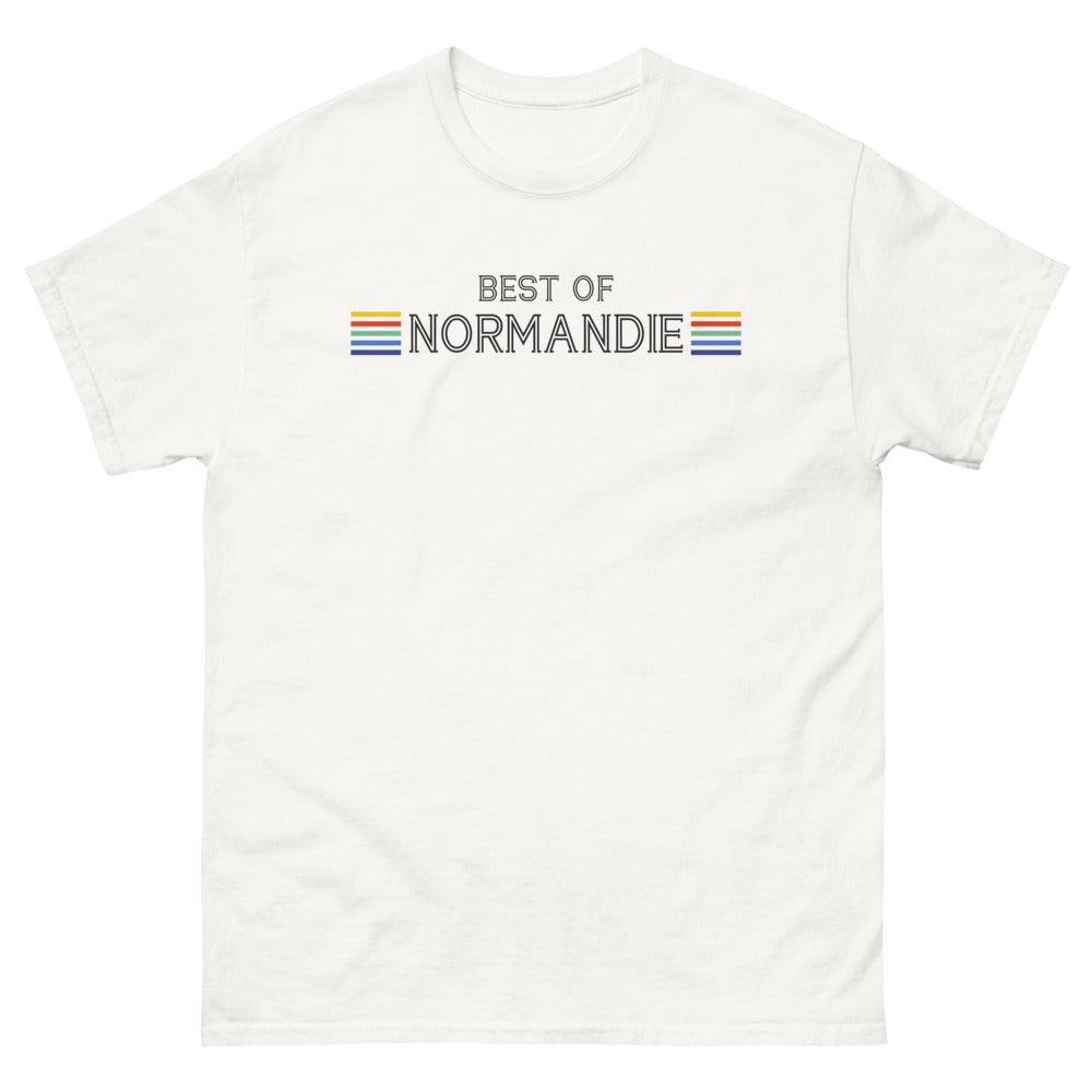 T-shirt Normandie blanc - Fierté normande avec humour