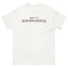 T-shirt Normandie blanc - Fierté normande avec humour