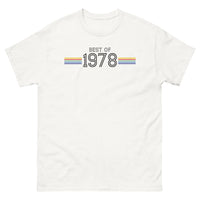 Thumbnail for T-shirt rétro 1978 blanc - Best of 1978 pour les nostalgiques