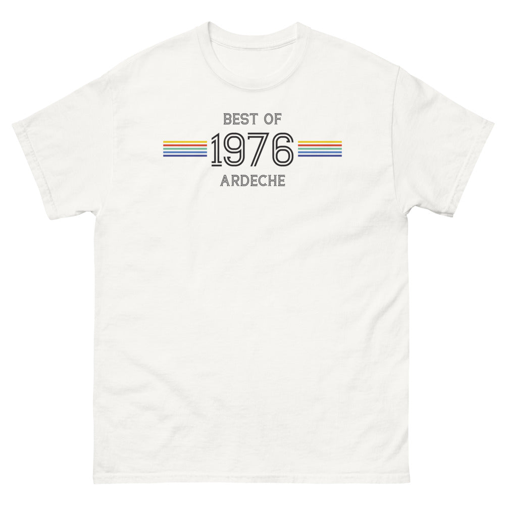 T-shirt Ardèche blanc - Best of 1976 vintage
