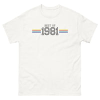 Thumbnail for T-shirt années 80 blanc - Best of 1981
