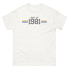 T-shirt années 80 blanc - Best of 1981