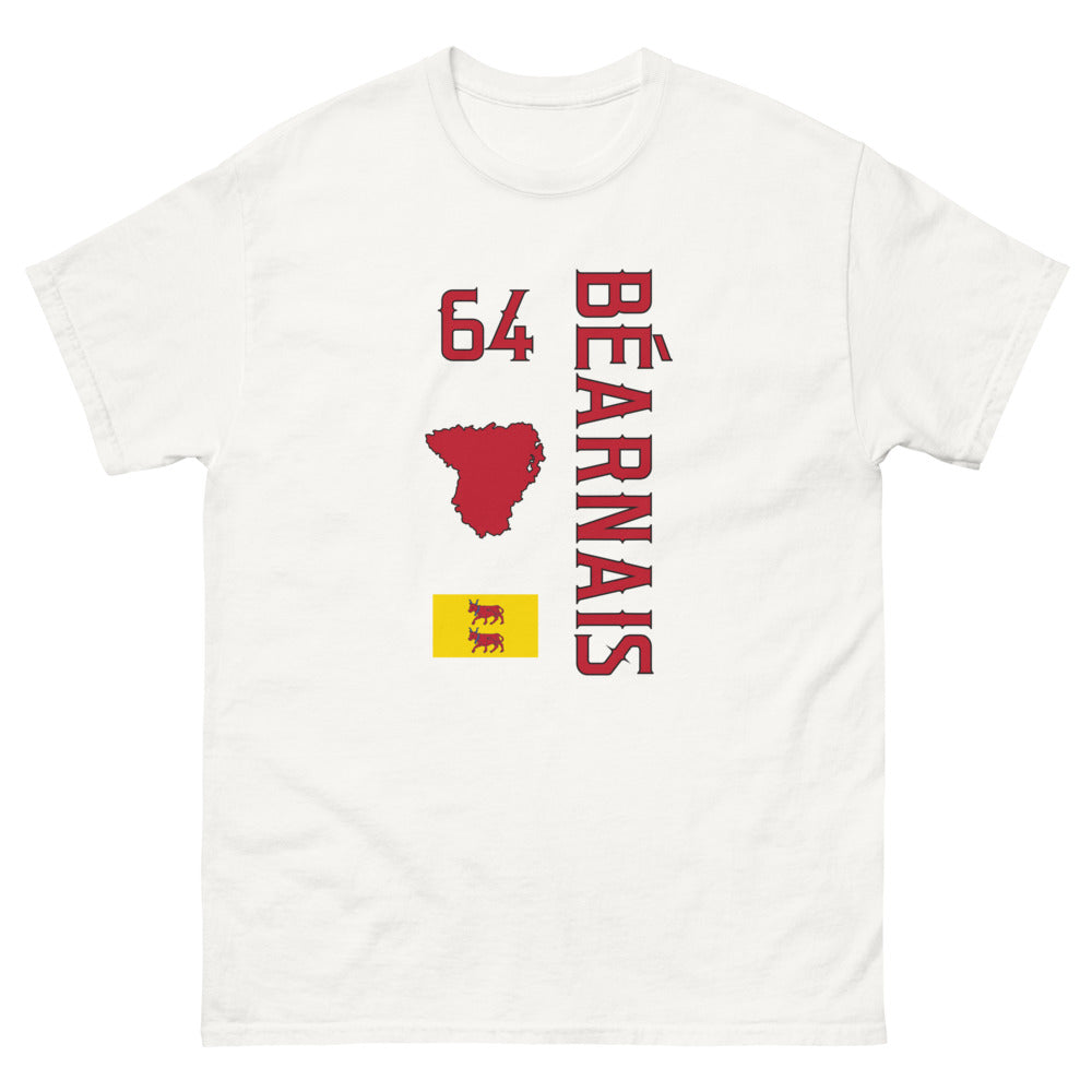 T-shirt Béarnais blanc - Fierté locale et humour