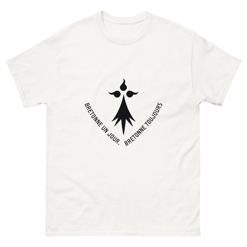 T-shirt Bretagne blanc - Bretonne un jour, bretonne toujours