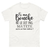T-shirt humour blanc - Si ma bouche ne le dit pas