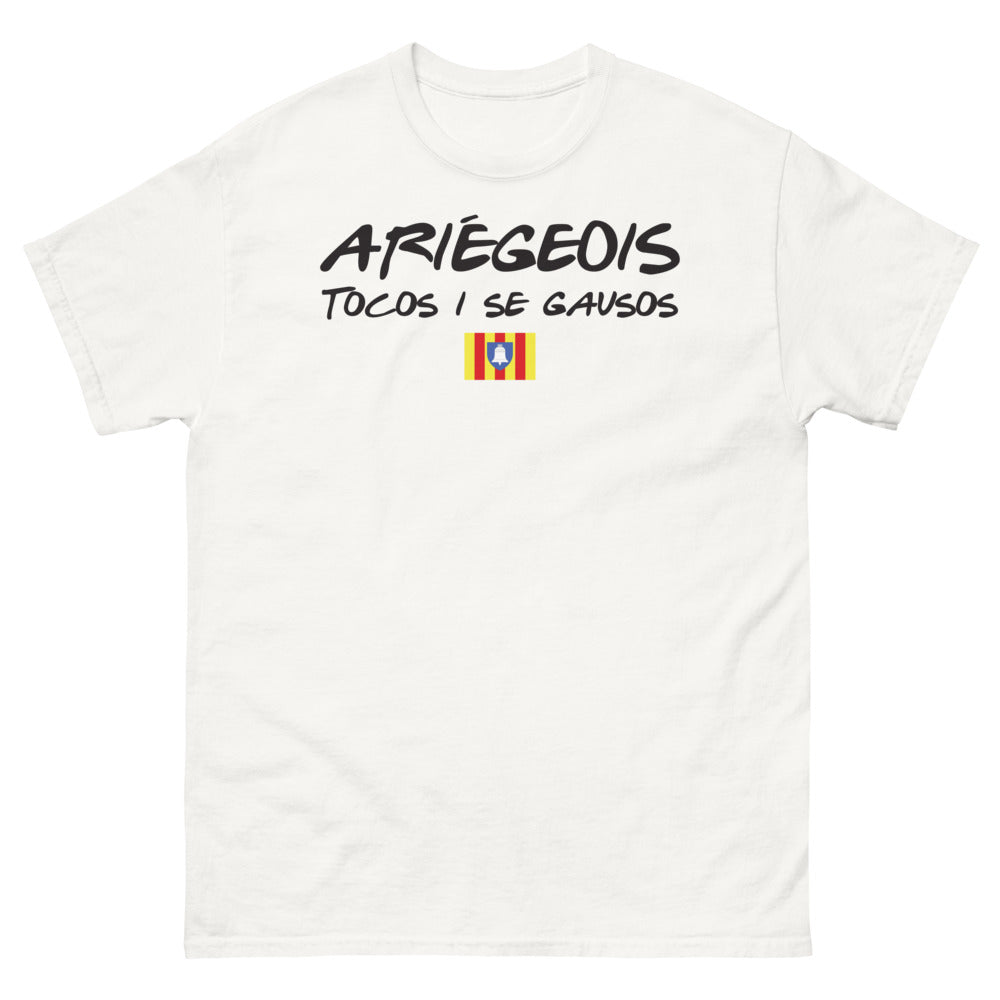 T-shirt Ariège blanc - Tocos i se gausos