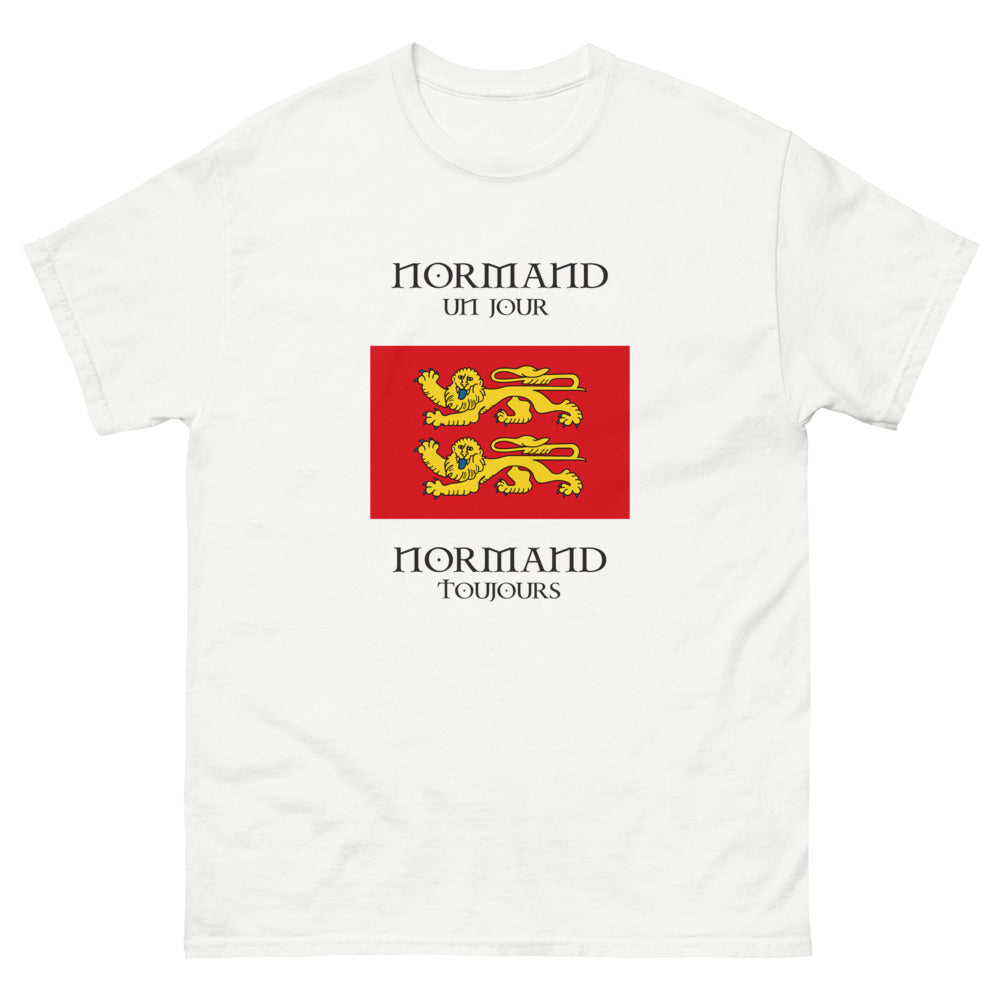 T-shirt Normand blanc - Un jour, normand toujours