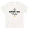 T-shirt Mojito blanc - Peut contenir des mojitos