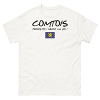Thumbnail for T-shirt Comtois blanc - Rends-toi nenni ma foi