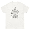 T-shirt Corse blanc - Il est où le bonheur ?