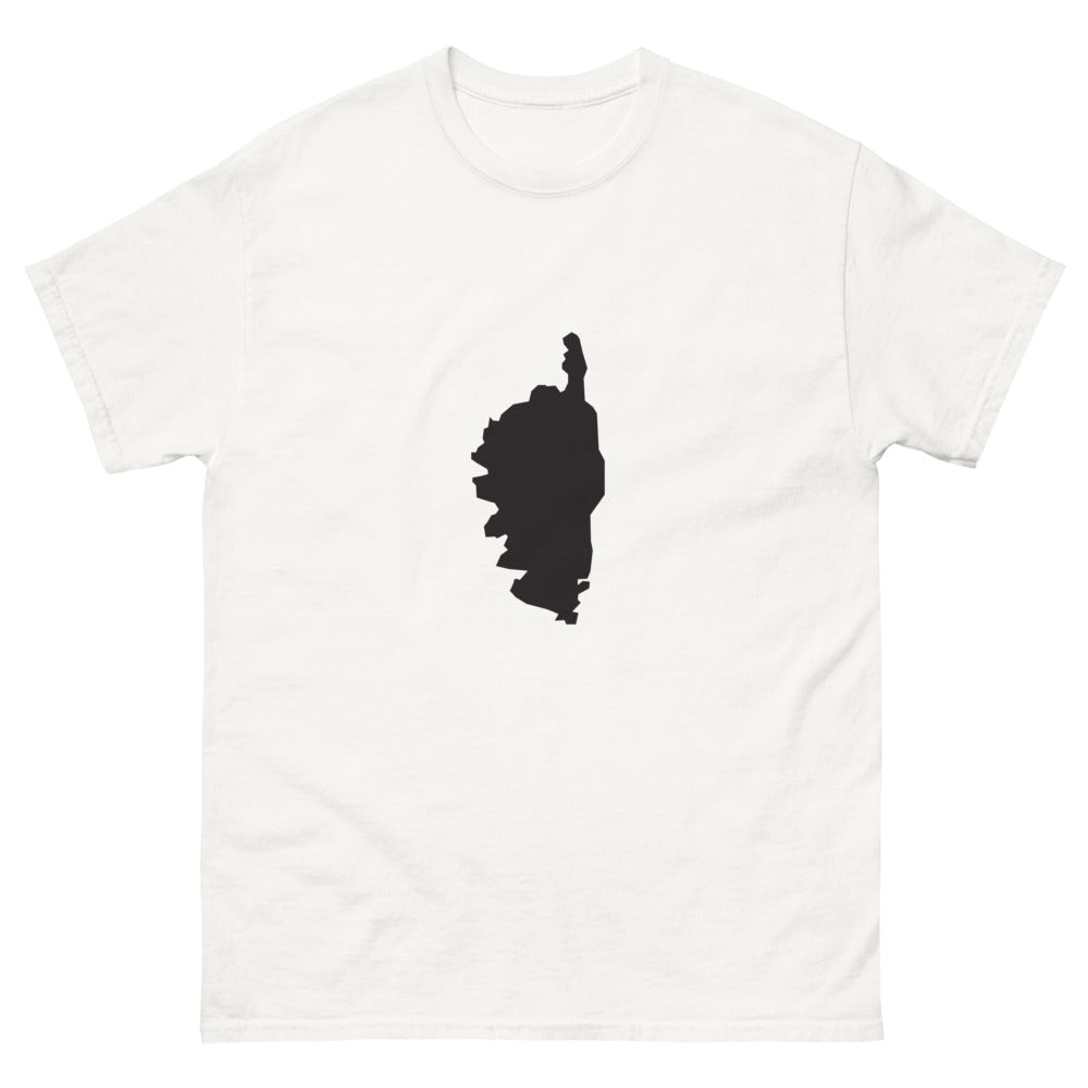 T-shirt Corse blanc - Amoureux de l'île et du soleil