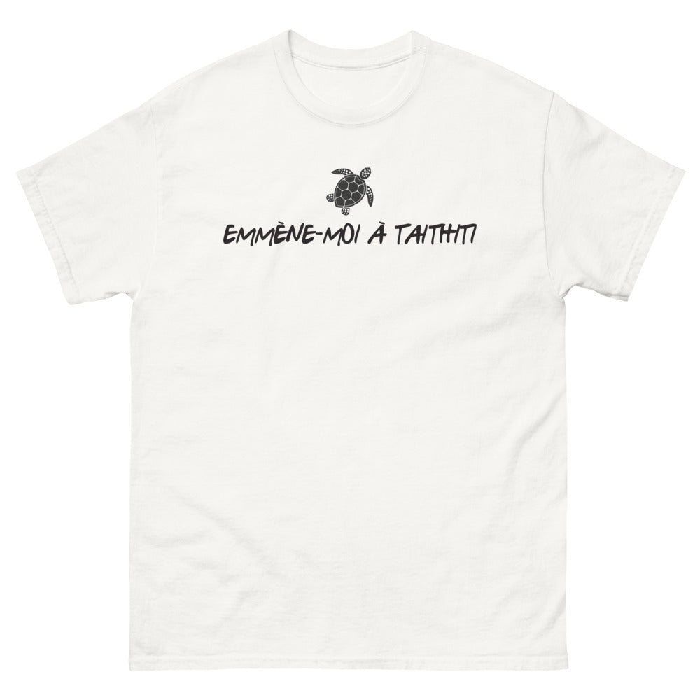 T-shirt Polynésie blanc - Emmène-moi à Tahiti
