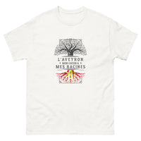 Thumbnail for T-shirt Aveyron blanc - Mon cœur, mes racines