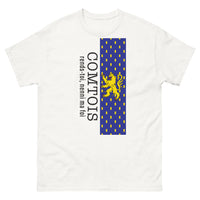 Thumbnail for T-shirt Comtois blanc - Fierté du Territoire humoristique