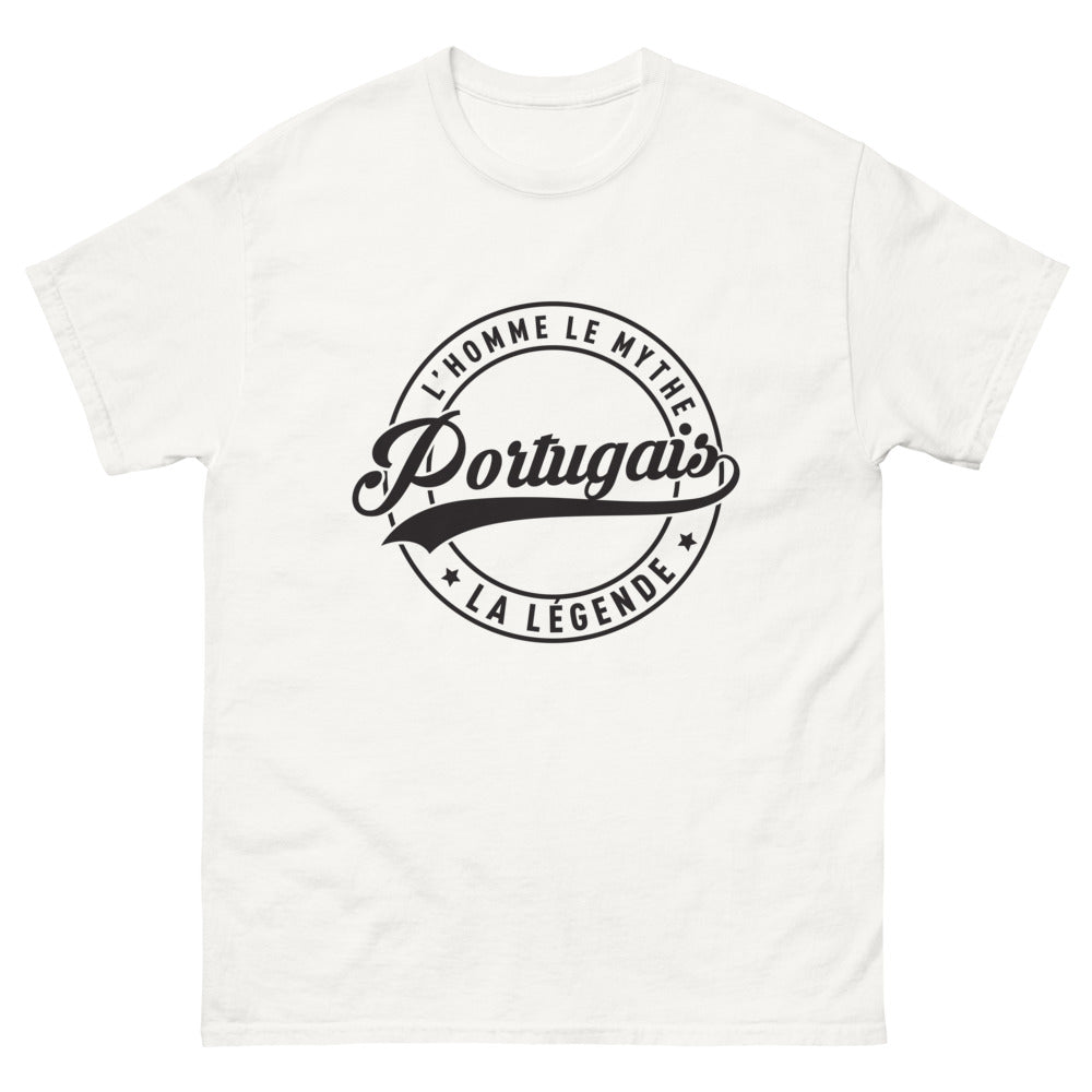 T-shirt Portugal blanc - L'homme, le mythe, la légende