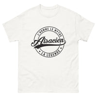 Thumbnail for T-shirt Alsace blanc - L'Homme, le Mythe, l'Alsacien