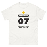 Thumbnail for T-shirt Ardèche blanc - Fierté éternelle et humour local
