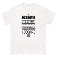 Thumbnail for T-shirt Réunion blanc - Déjà pris par une Réunionnaise