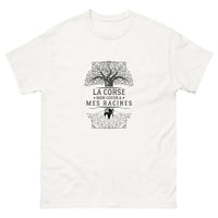 Thumbnail for T-shirt Corse blanc - Mon cœur, mes racines