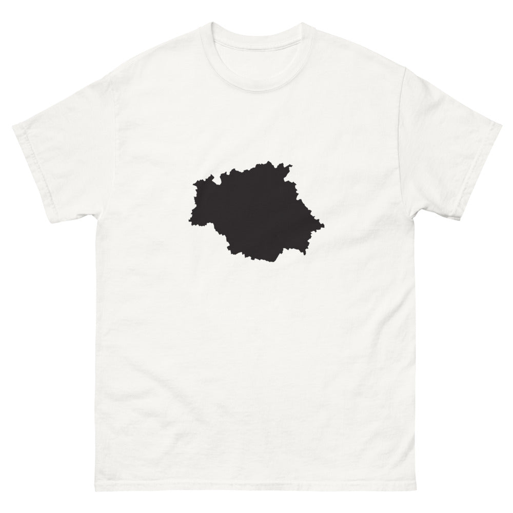 T-shirt Hidalgo blanc - Design clair célébrant les racines
