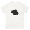 T-shirt Hidalgo blanc - Design clair célébrant les racines