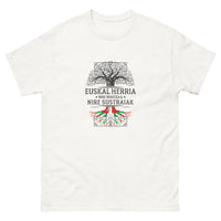 Thumbnail for T-shirt Euskal Herria blanc - Nire Bihotza, Nire Sustraiak